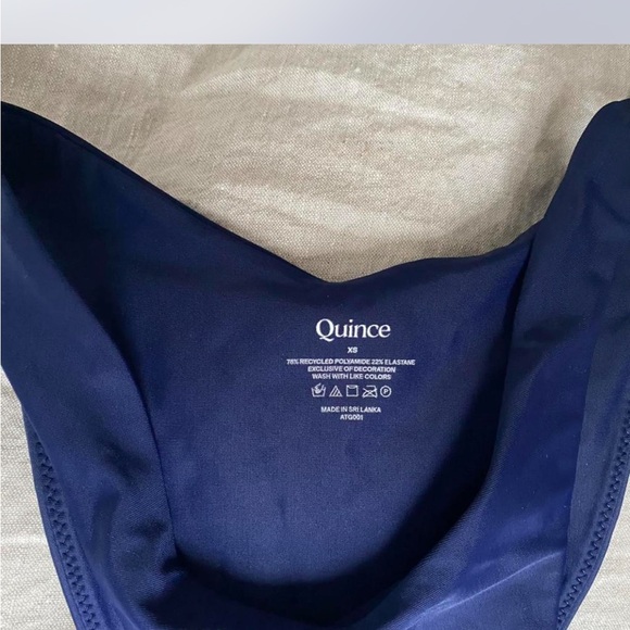 Quince Deep Blue Bikini Set - Picture 3 of 3